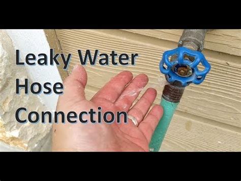 why does my hose connection leak|Why Does My Garden Hose Leak at the Connection。